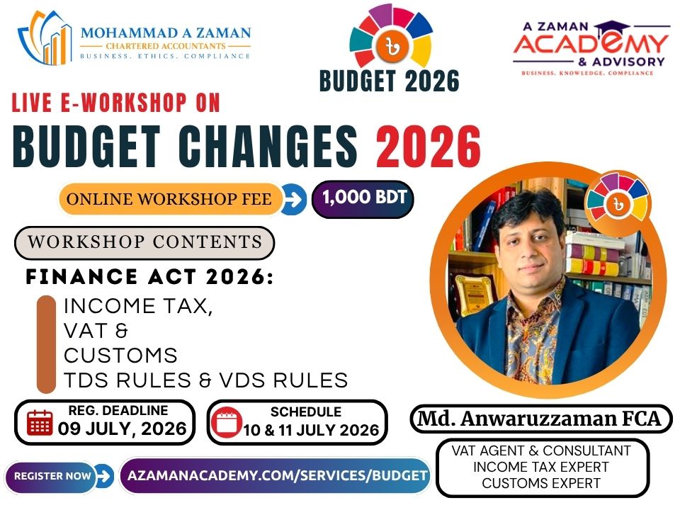 E-Workshop on 2026 National Budget Changes